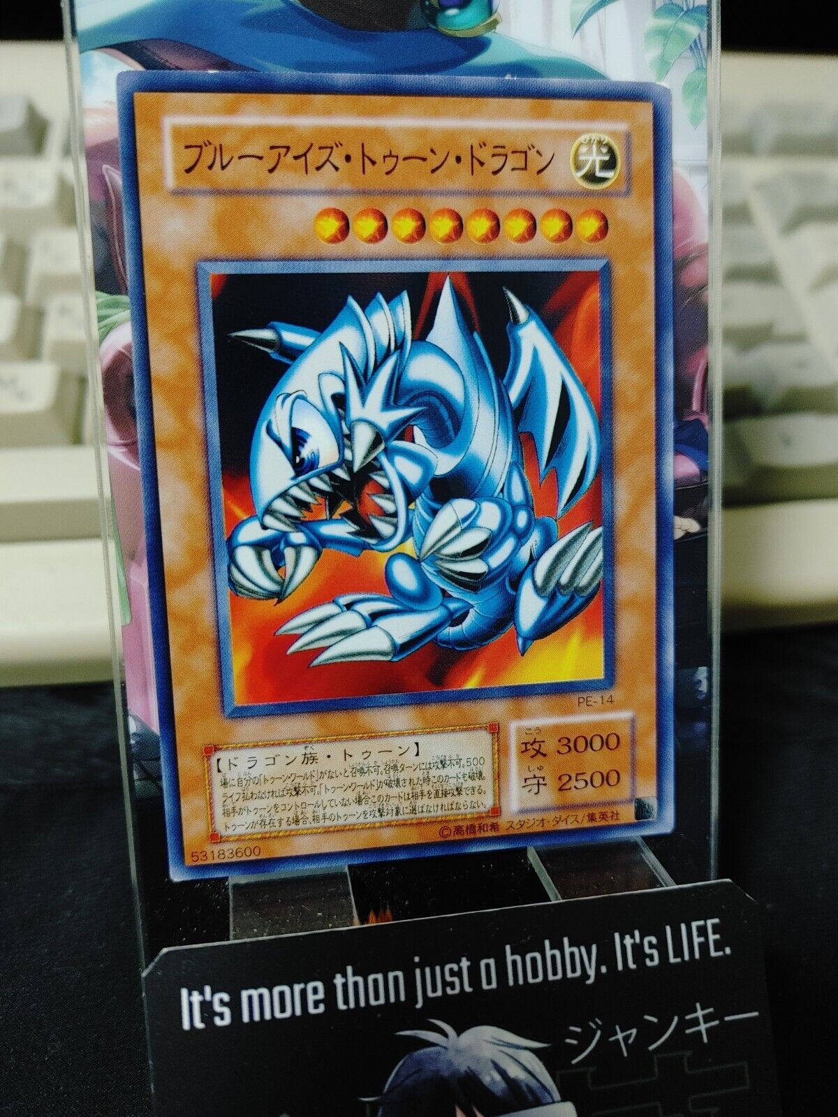 Blue-Eyes Toon Dragon Yu-Gi-Oh PE-14 Yugioh JAPAN