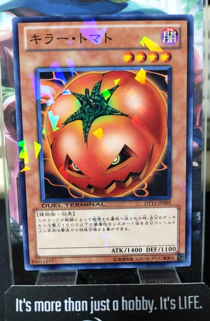 Mystic Tomato Yu-Gi-Oh DT11-JP005 Parallel Holo Yugioh OCG JAPAN