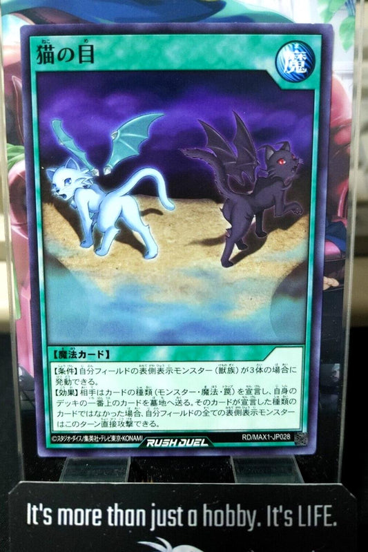 Yugioh RD/MAX1-JP028 Cat's Eyes Yu-Gi-Oh Rush Duel JAPAN