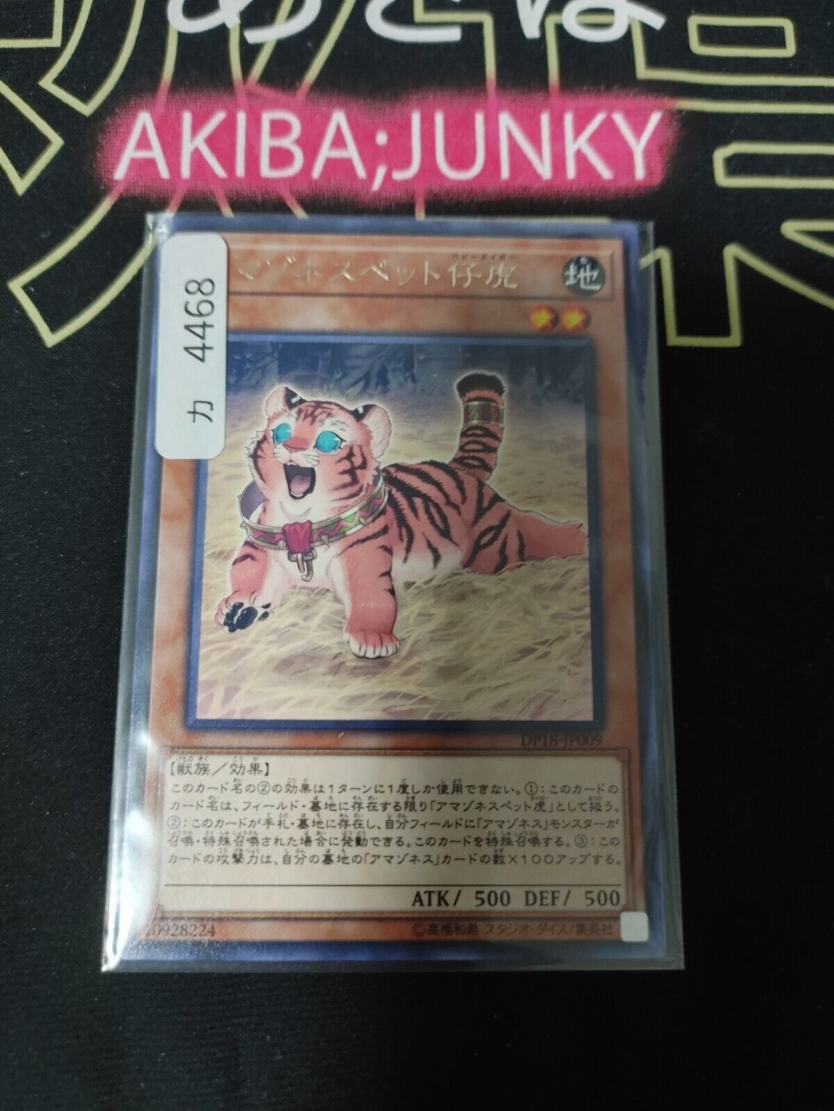 Amazoness Baby Tiger Yugioh DP18-JP009 Rare Yu-Gi-Oh JAPAN