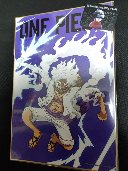 One Piece Animation Luffy Gear 5 Design Panel Board Shikishi Anime Japan Limited