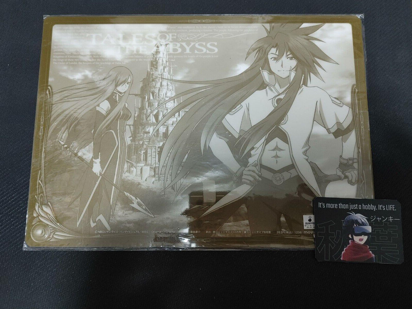 Tales of the Abyss Game Anime Design Display Board Japan Limited