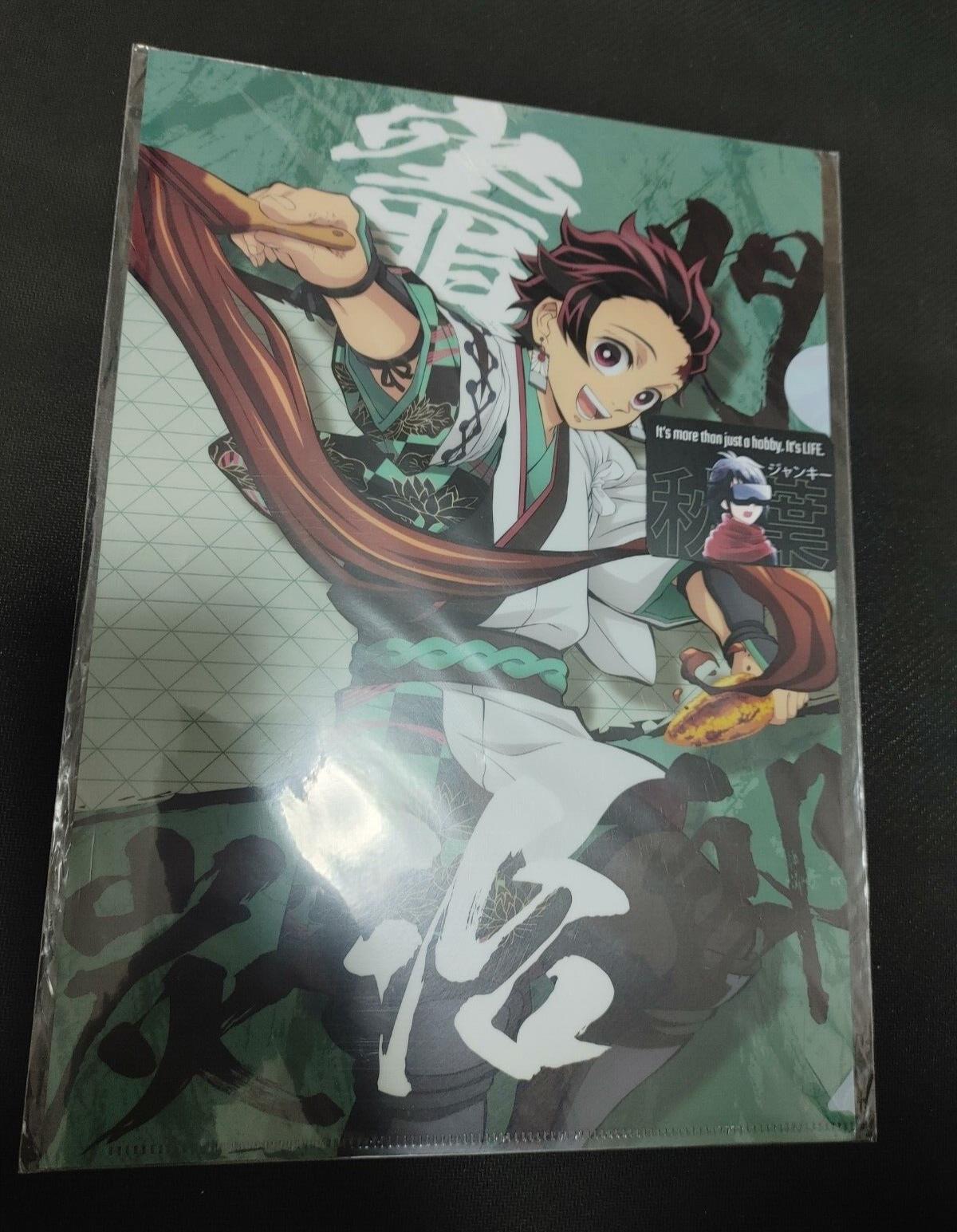 Demon Slayer Tanjiro Design A Clear File Design Kimetsu no Yaiba JAPAN