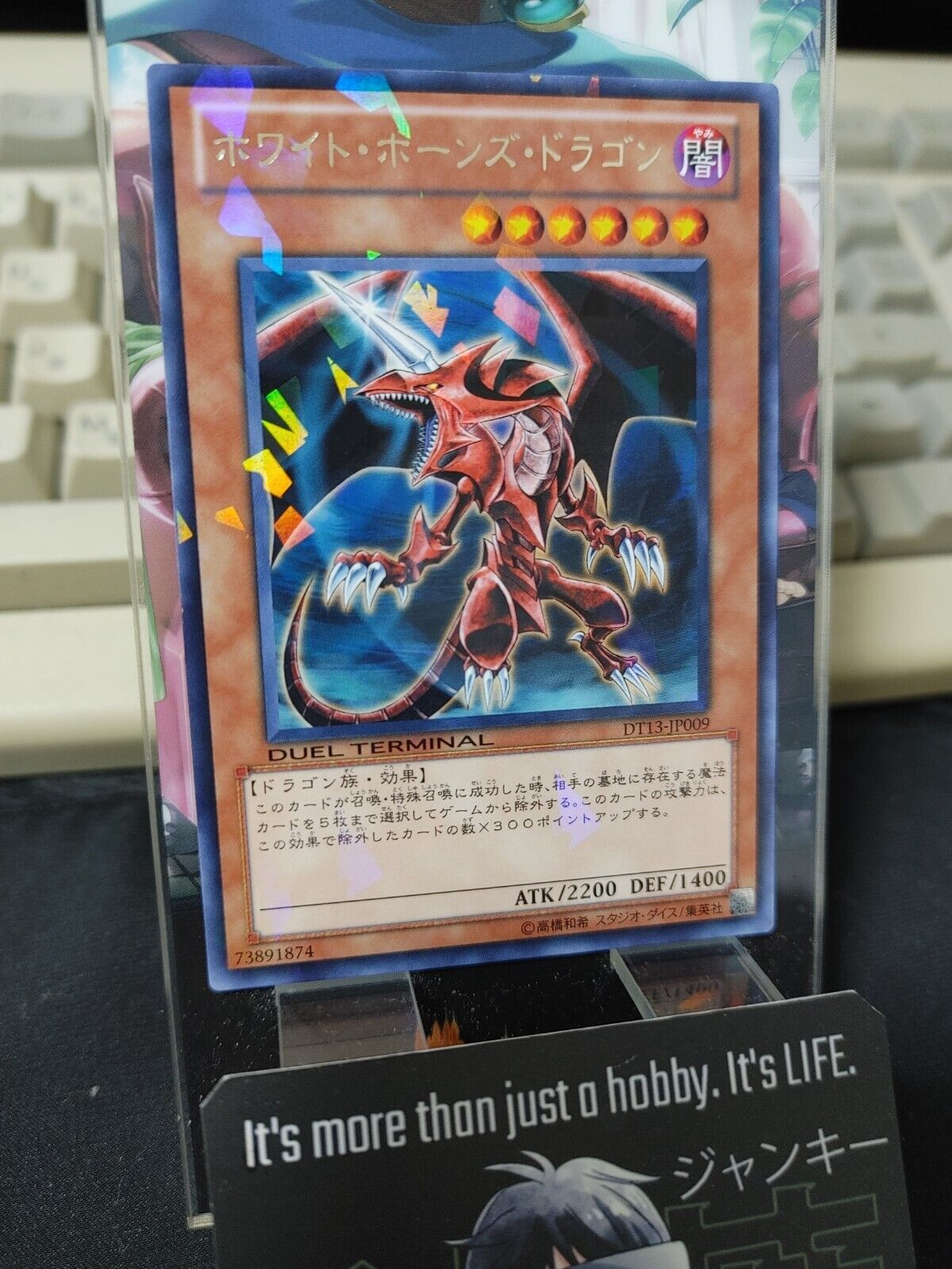 White-Horned Dragon DT13-JP009 Rare Holo OCG Yugioh JAPAN