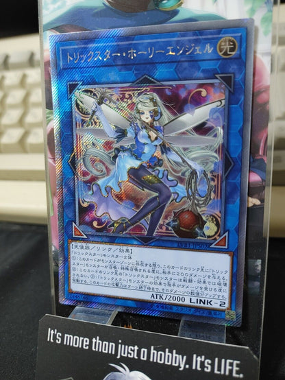 Trickstar Holly Angel LVB1-JPS02 Extra Secret Rare Yugioh OCG UNCENSORED Japan