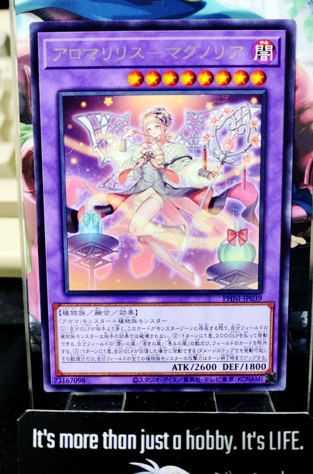 Aromalylith Magnolia PHNI-JP039 Rare Yugioh OCG Yu-Gi-Oh JAPAN