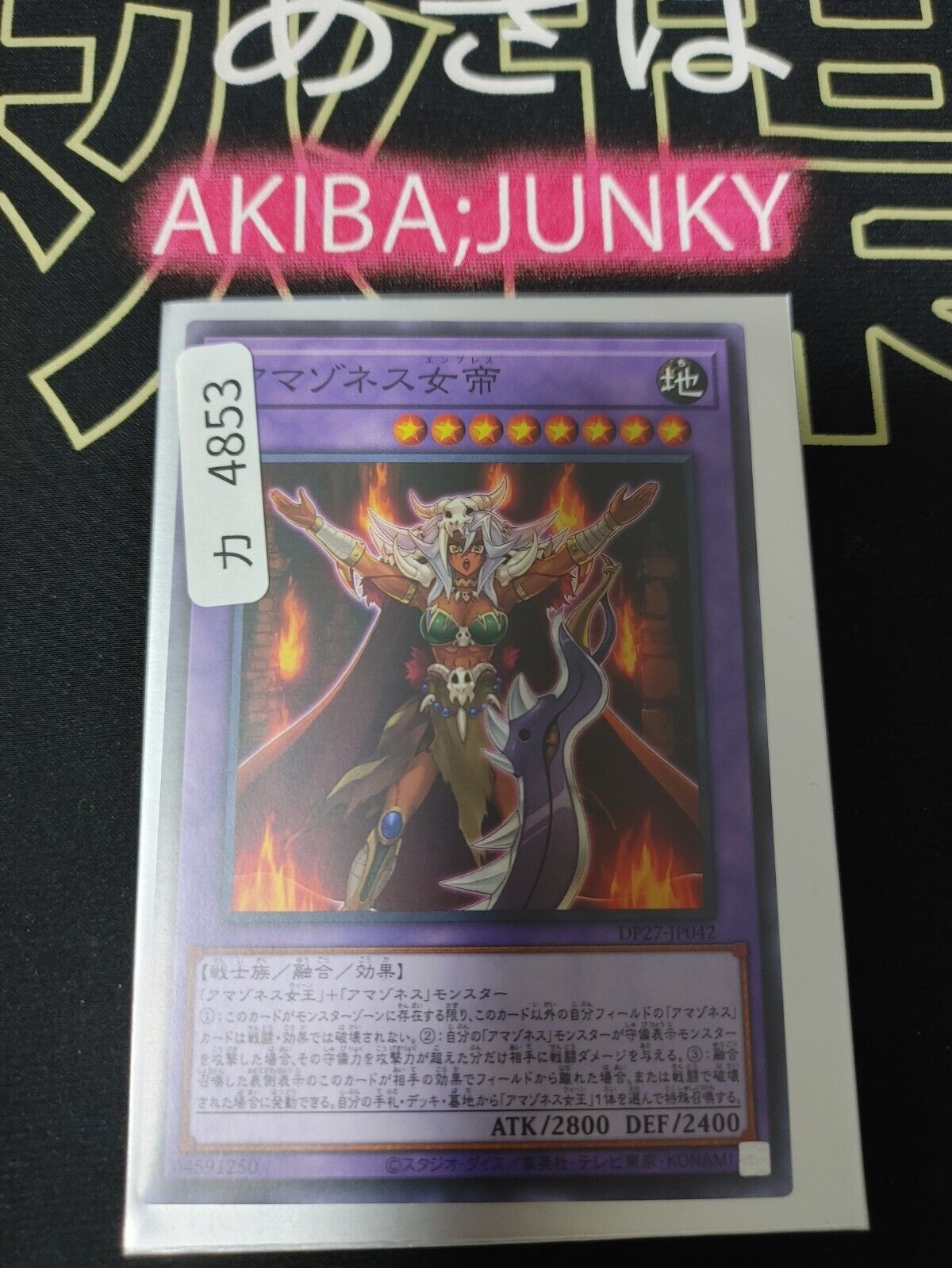 Amazoness Empress DP27-JP042 Yugioh OCG Yu-Gi-Oh JAPAN UNCENSORED