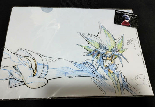 Yu-Gi-Oh 20th Anniversary Graphic Clear File Cel Design Yugi B Yugioh JAPAN