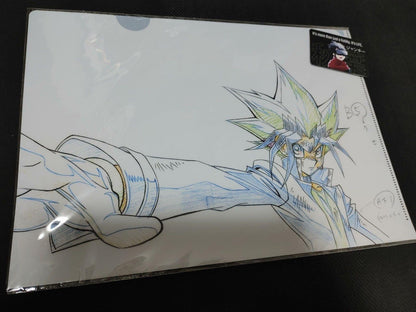 Yu-Gi-Oh 20th Anniversary Graphic Clear File Cel Design Yugi B Yugioh JAPAN