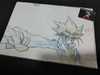 Yu-Gi-Oh 20th Anniversary Graphic Clear File Cel Design Yugi B Yugioh JAPAN