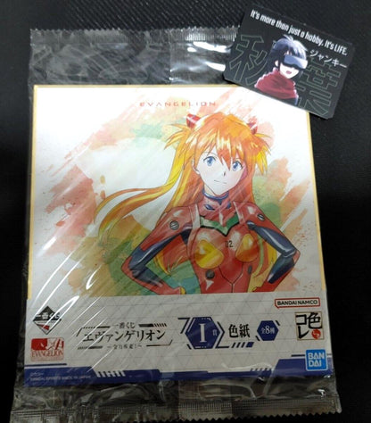 Anime Evangelion Shikishi Art Panel Asuka B Japan Limited Release