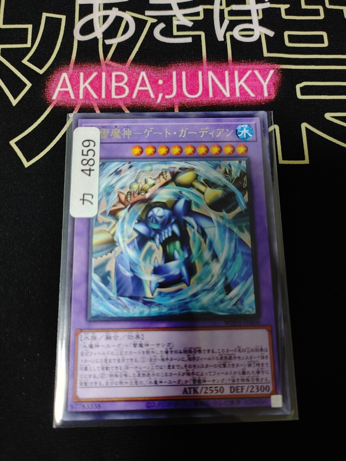 Gate Guardian of Water and Thunder WPP4-JP006 Rare Yugioh OCG JAPAN