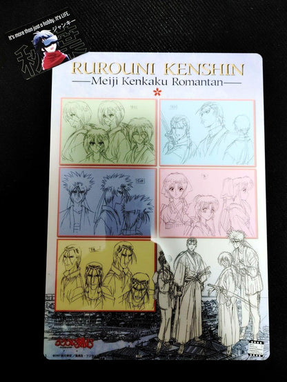 Rurouni Kenshin Anime Collectible Design Pencil Board Design A Vintage JAPAN