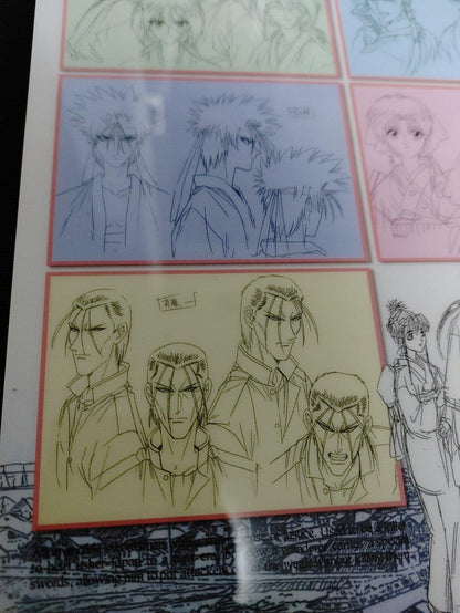 Rurouni Kenshin Anime Collectible Design Pencil Board Design A Vintage JAPAN