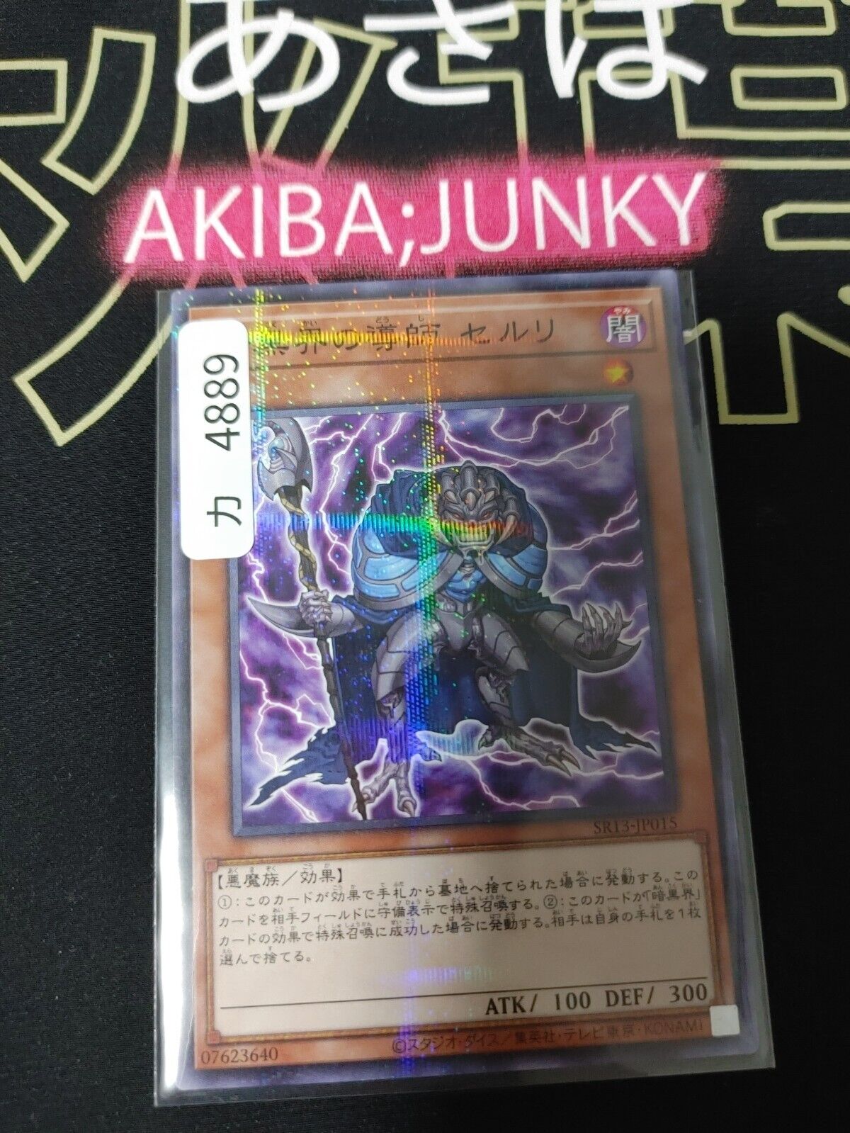 Ceruli, Guru of Dark World SR13-JP015 Parallel Yugioh OCG JAPAN