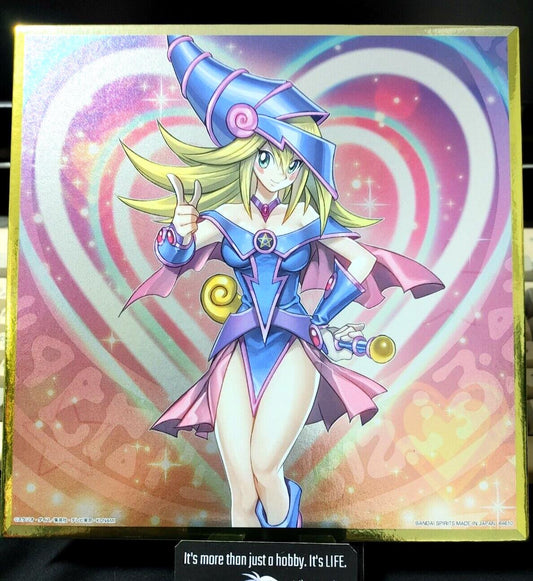 Yu-Gi-Oh Dark Magician Girl Metallic Design Shikishi Panel B JAPAN UNCENSORED