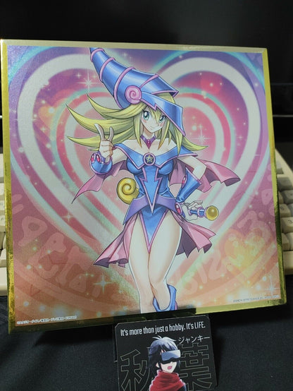 Yu-Gi-Oh Dark Magician Girl Metallic Design Shikishi Panel B JAPAN UNCENSORED