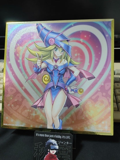 Yu-Gi-Oh Dark Magician Girl Metallic Design Shikishi Panel B JAPAN UNCENSORED