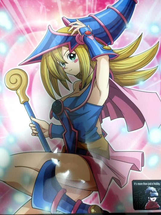 Dark Magician Girl Yu-Gi-Oh  Clear Poster JAPAN Yugioh JAPAN UNCENSORED