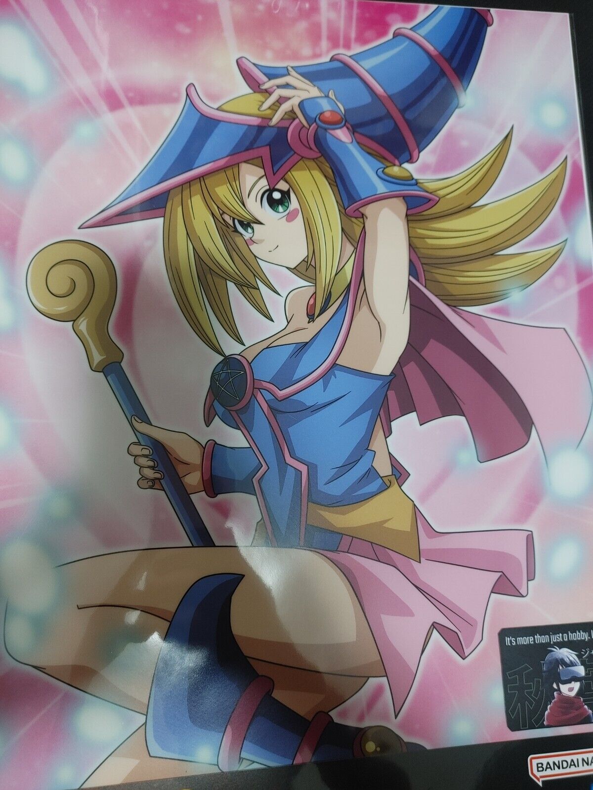 Dark Magician Girl Yu-Gi-Oh  Clear Poster JAPAN Yugioh JAPAN UNCENSORED