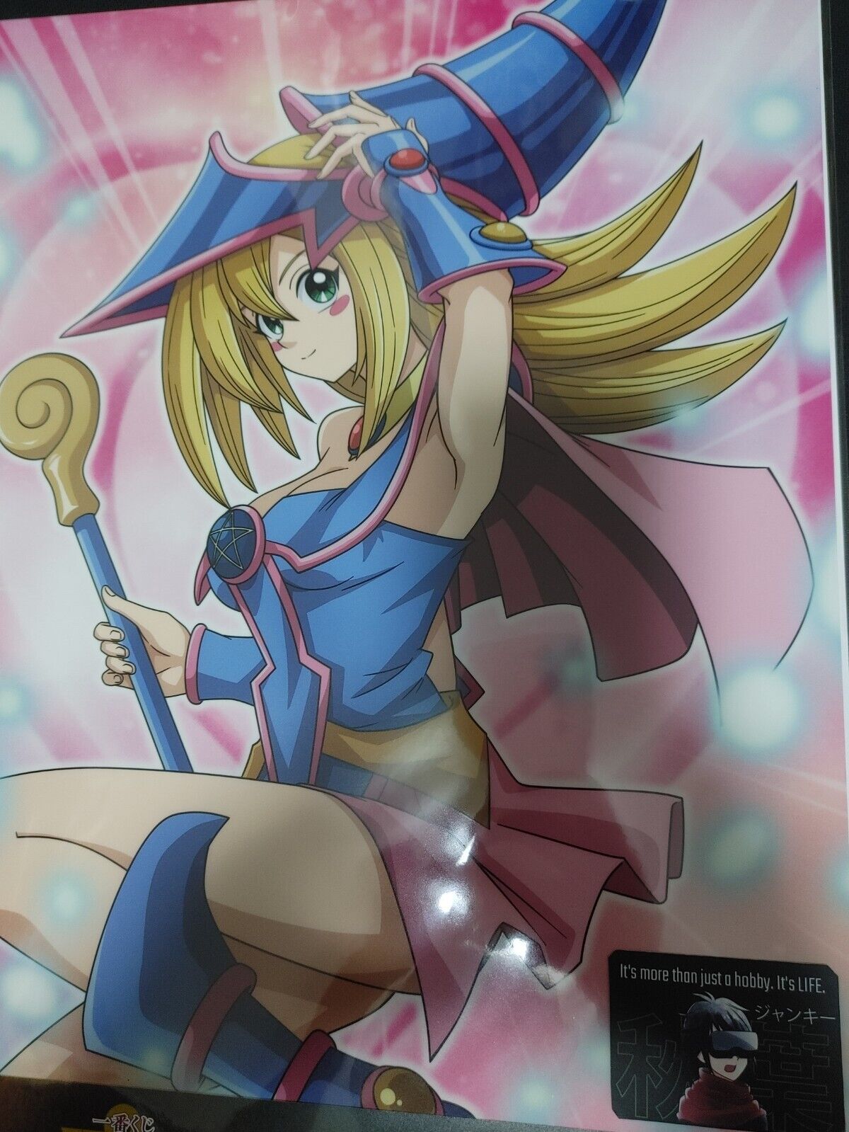 Dark Magician Girl Yu-Gi-Oh  Clear Poster JAPAN Yugioh JAPAN UNCENSORED