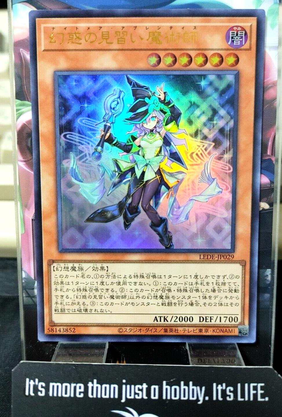 Nightmare Apprentice LEDE-JP029 Ultra Rare Yugioh OCG JAPAN