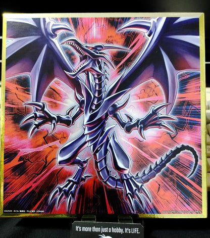 Yu-Gi-Oh Red-Eyes Black Dragon B Metallic Design Shikishi Panel Yugioh JAPAN