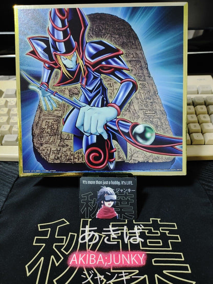 Yu-Gi-Oh Dark Magician B Metallic Design Shikishi Panel Yugioh JAPAN