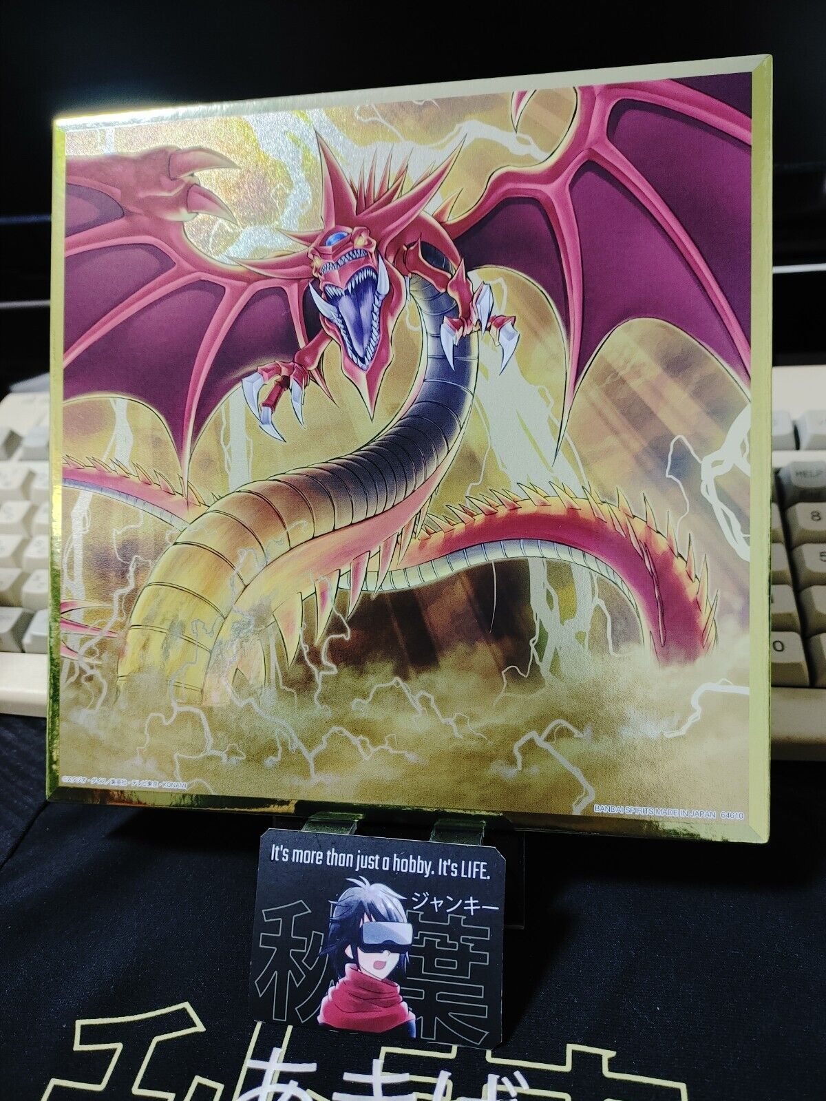 Yu-Gi-Oh Slifer the Sky Dragon QC Metallic Design Shikishi Panel Yugioh JAPAN