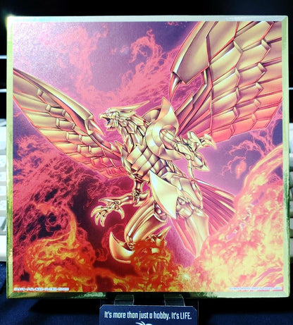 Yu-Gi-Oh The Winged Dragon of Ra QC Metallic Design Shikishi Panel Yugioh JAPAN