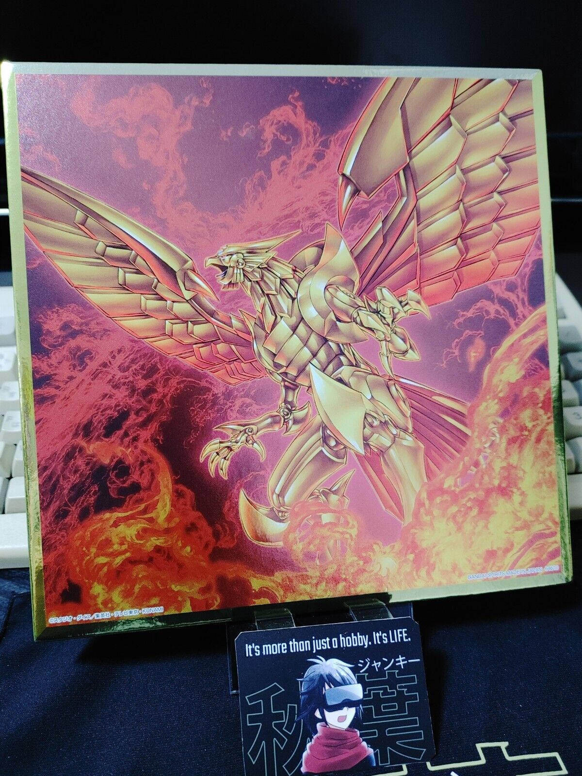 Yu-Gi-Oh The Winged Dragon of Ra QC Metallic Design Shikishi Panel Yugioh JAPAN