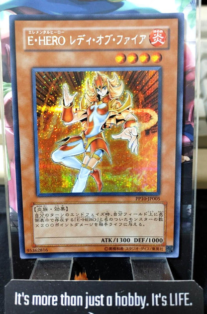 Elemental HERO Lady Heat PP10-JP005 Secret Rare Yugioh OCG Yu-Gi-Oh JAPAN