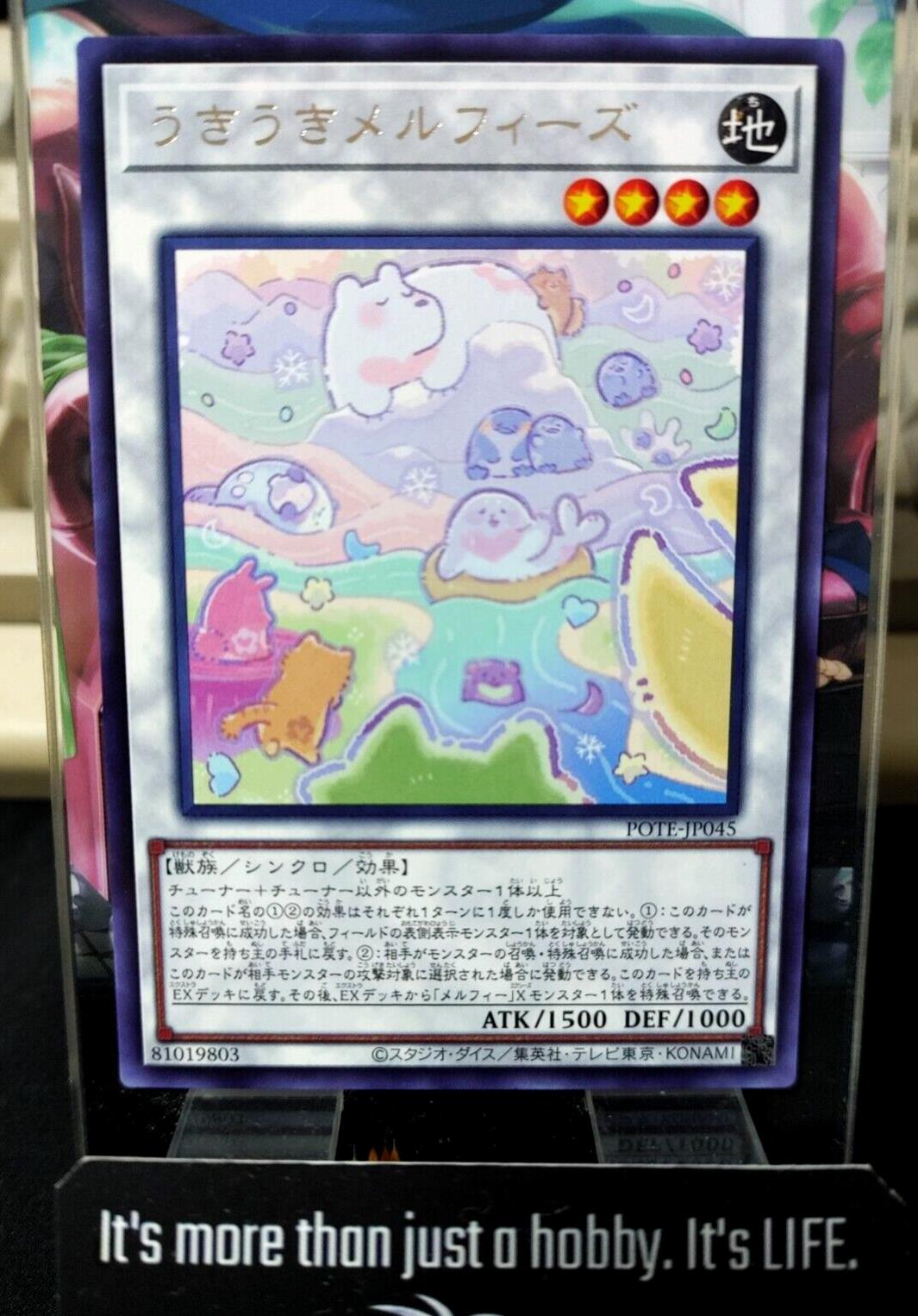 Cheerful Melffys POTE-JP045 Rare Yugioh OCG Yu-Gi-Oh JAPAN