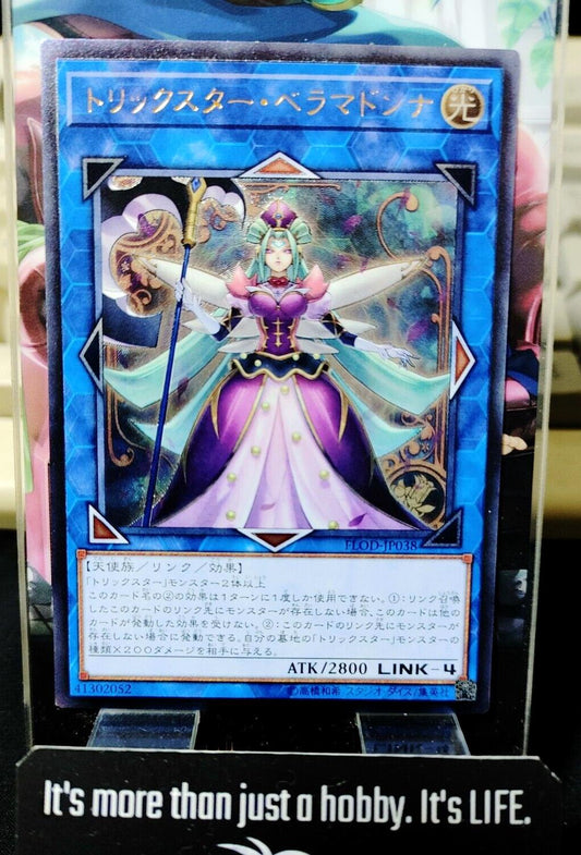 Trickstar Bella Madonna FLOD-JP038 Ultimate Rare Yugioh OCG Yu-Gi-Oh JAPAN