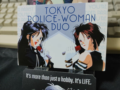 You're Under Arrest Card Duo No.84 Natsumi Miyuki Anime Retro Vintage JAPAN