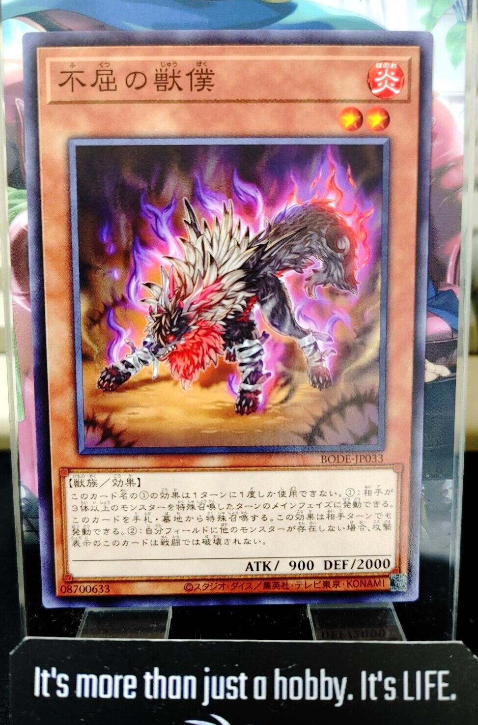 Indomitable Beast Servant BODE-JP033 Yu-Gi-Oh Yugioh OCG Konami JAPAN