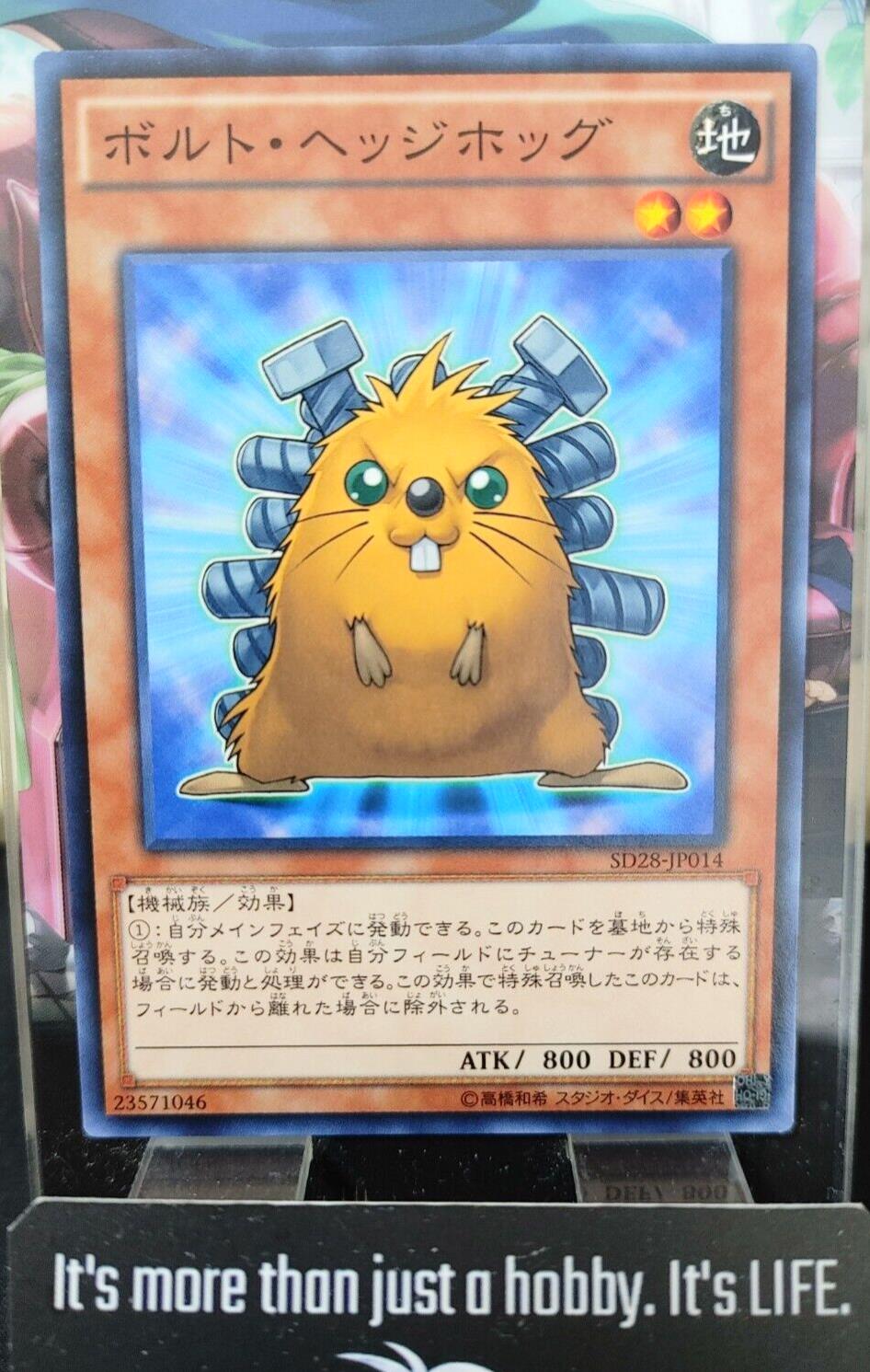 Quillbolt Hedgehog SD28-JP014 Yu-Gi-Oh Yugioh OCG Konami JAPAN