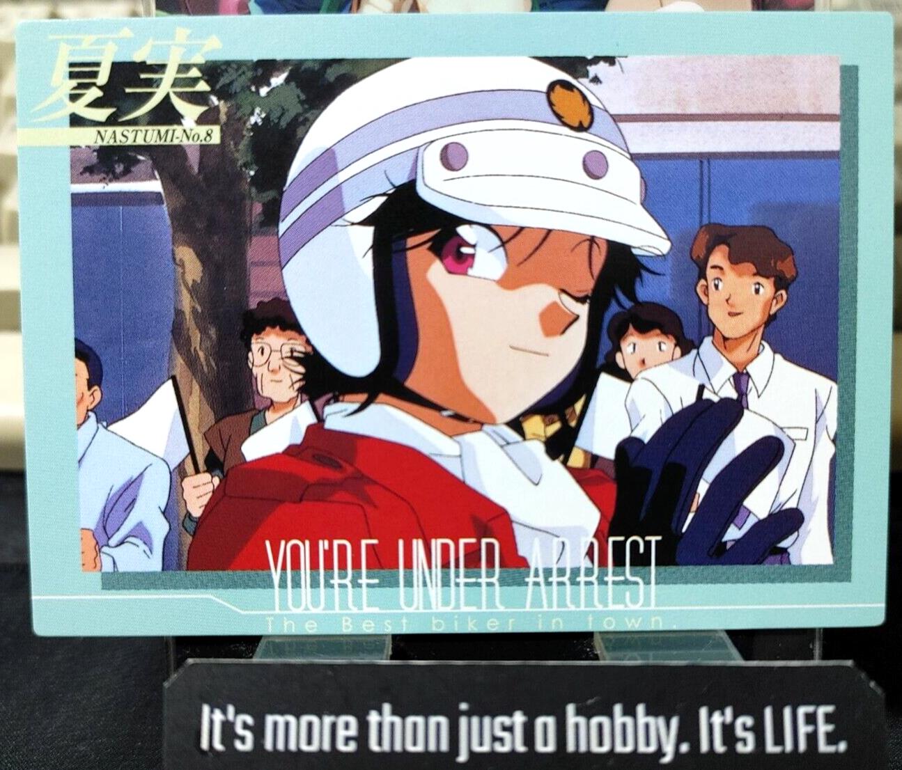 You're Under Arrest Card Natsumi-No.8 Japanese Anime Retro Vintage JAPAN