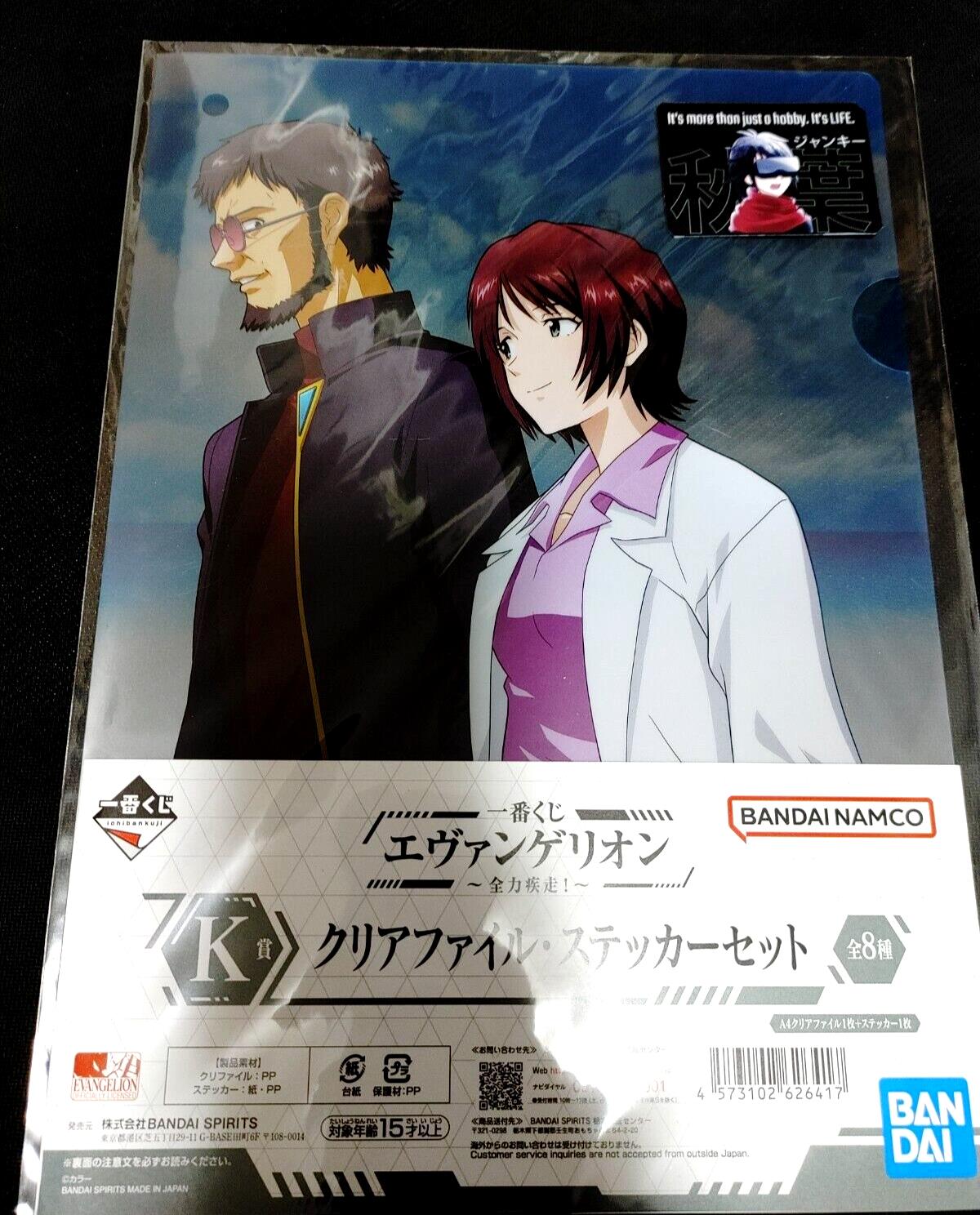 Anime Evangelion Clear File Design Sticker Yui Eva Japan Limited Release