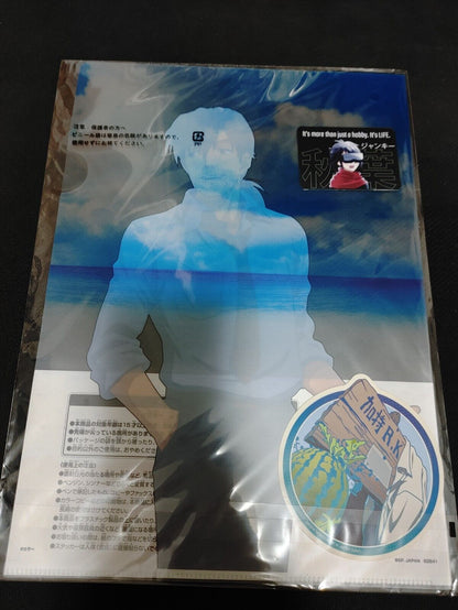 Anime Evangelion Clear File Design Sticker Kaji Eva Japan Limited Release