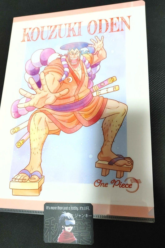 Anime One Piece Animation Kouzuki Oden Design File JAPAN Limited