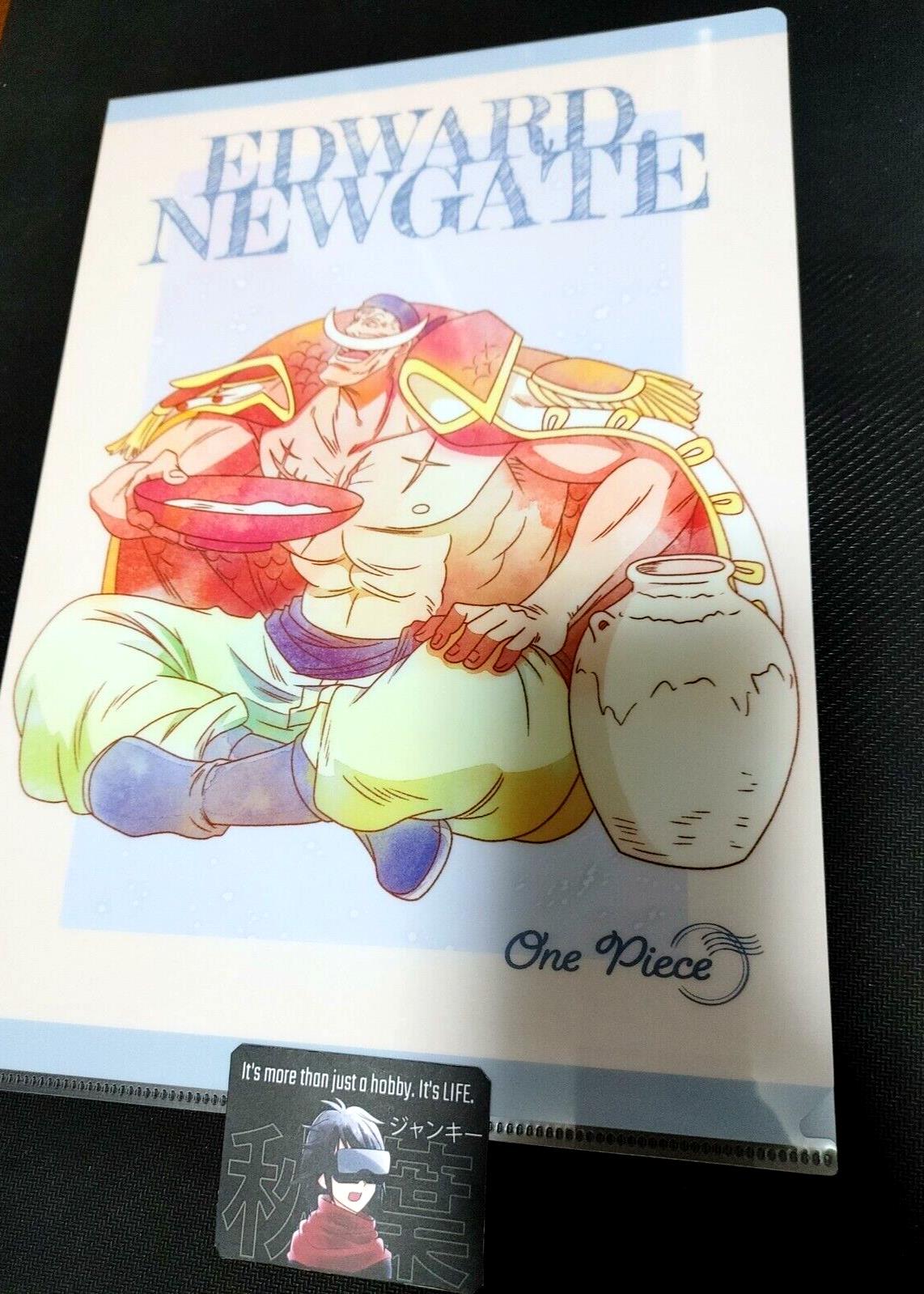 Anime One Piece Animation Edward Newgate Design File JAPAN Limited