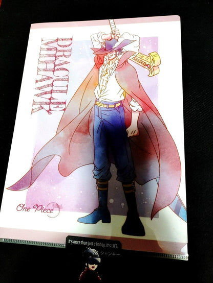 Anime One Piece Animation Dracule Mihawk Design File JAPAN Limited