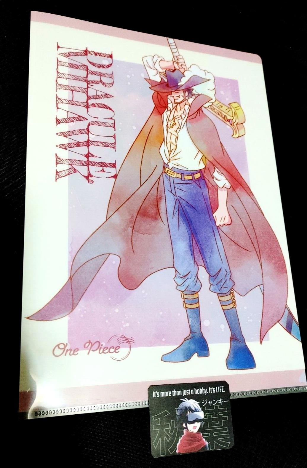 Anime One Piece Animation Dracule Mihawk Design File JAPAN Limited