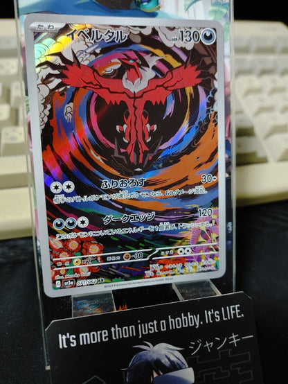 Pokemon Yveltal SV3a 071/062 AR Holo Card Japanese JAPAN Release