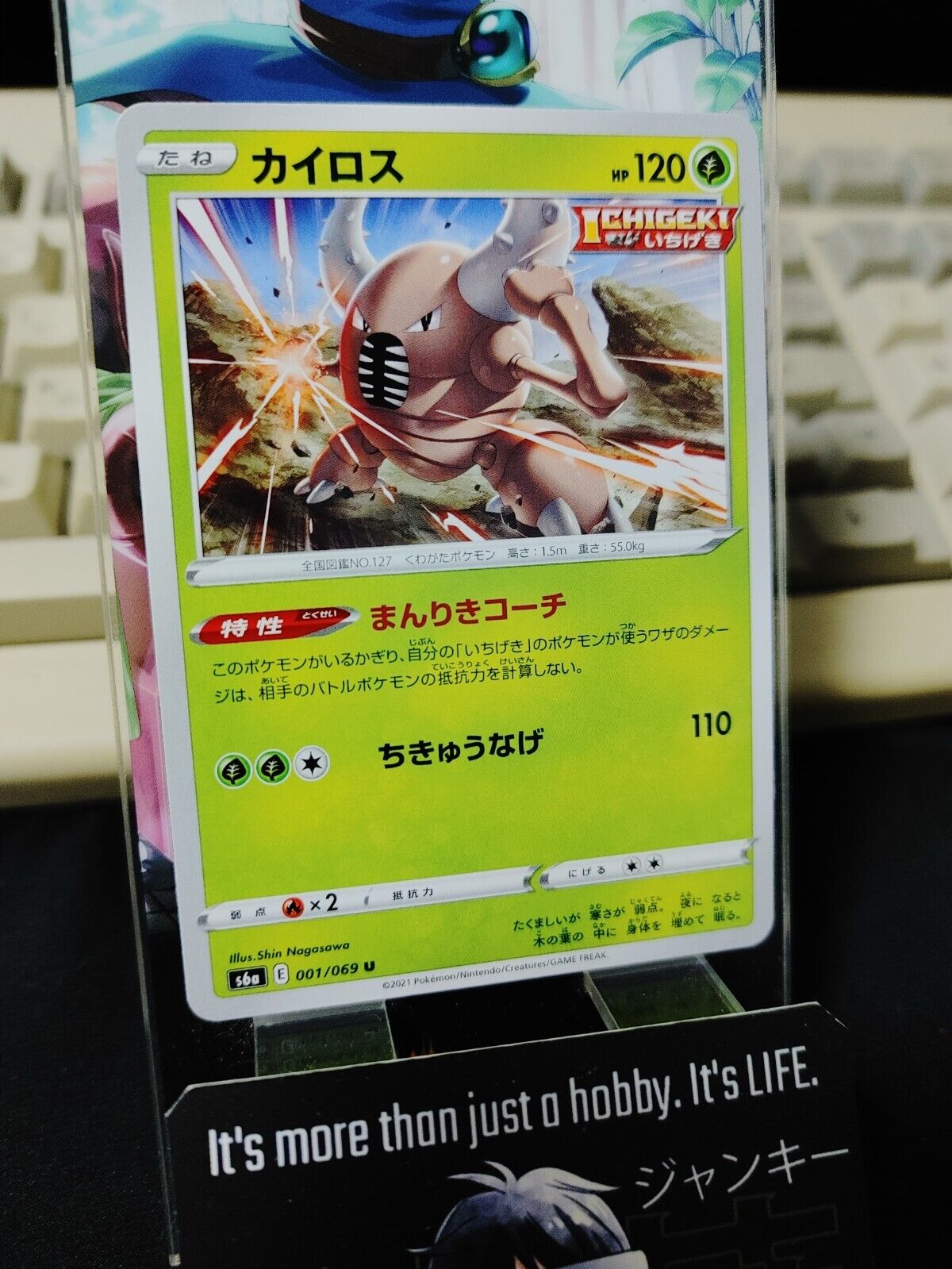Pokemon Pinsir S6a 001/069 Card Japanese JAPAN Release
