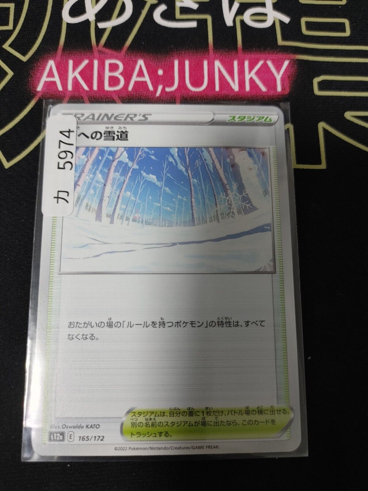 Pokemon Path to the Peak s12a 165/172 Trainer Card Japanese JAPAN Release