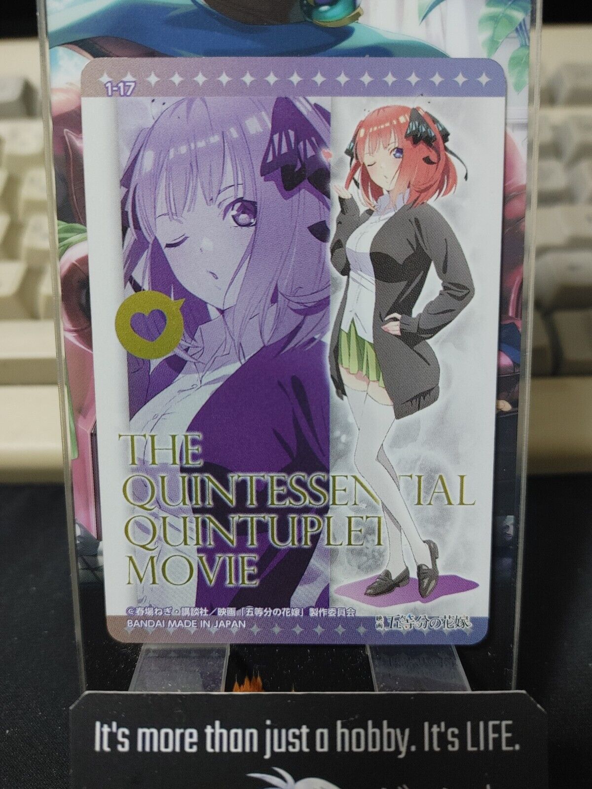 Quintessential Quintuplets Movie Anime Card Nino Nakano 1-17 JAPAN Release