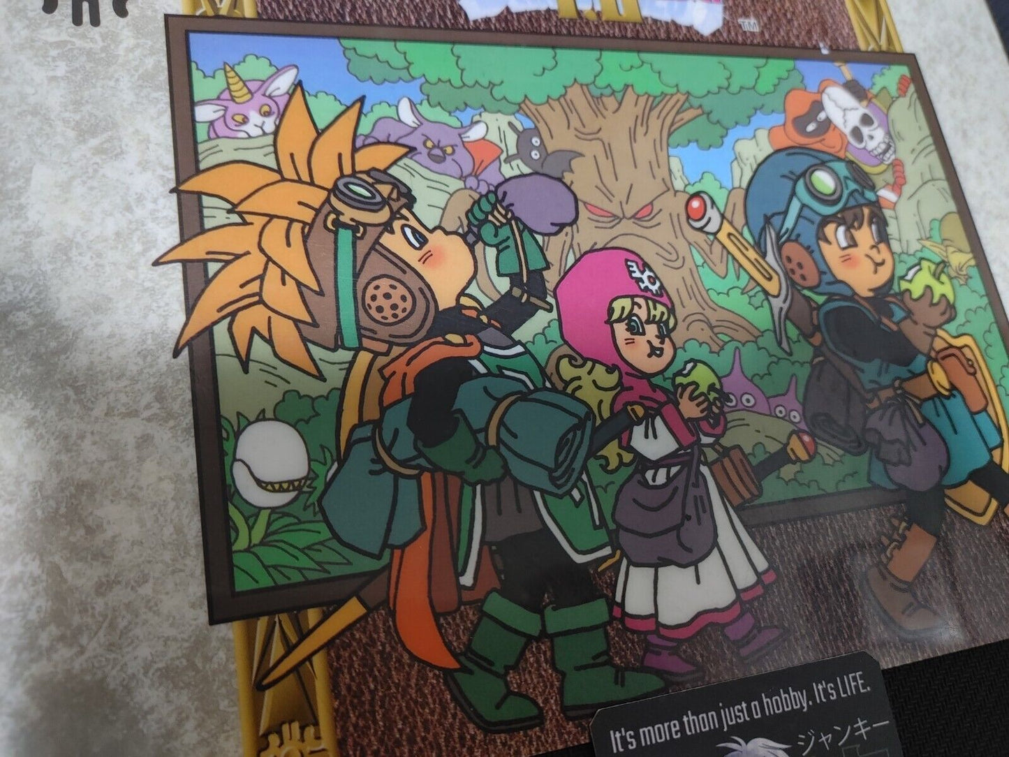 Dragon Quest I II Game Pencil Board Design Vintage JAPAN