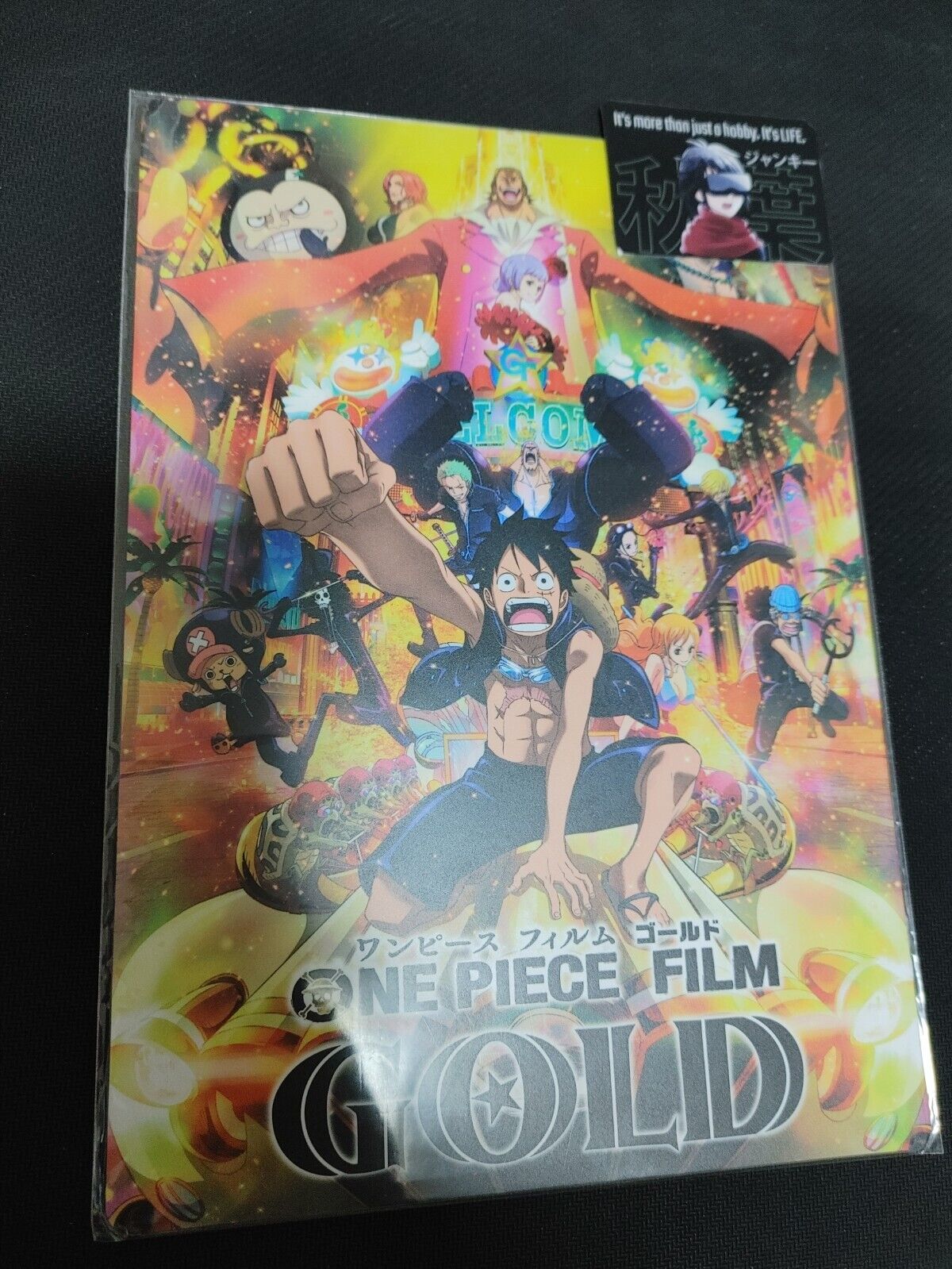 One Piece Anime Collectible Design Pencil Board Design Film Gold LIMITED JAPAN